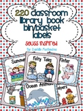 220 Classroom Library Book Bin / Basket Labels {Seuss Inspired}