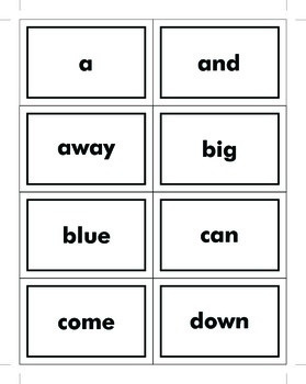 220 Dolch Sight Words Flash Cards by Elsworth Designs | TPT