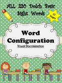 Dolch Words Worksheets: Word Configuration