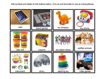 Visual Communication Cards Autism Daily Living Scheduling Pec ADHD You Cut Them 