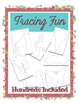 Preview of 220 + Tracing Pictures - Fine Motor Art Activity - Animals, Plants, Insects Plus