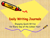 225 Daily Quick-Write Journal Prompts for Middle School Distance Learning