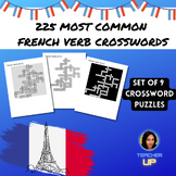 225 Most Common French Verbs - Crossword Puzzles