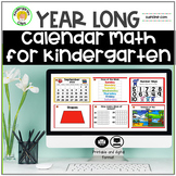 23-24 Calendar Math for Kindergarten Bundle