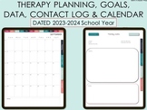 23-24 Calendar,Therapy Planner,Goal, Data, Contact,To Do S