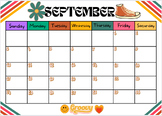 23'-24' Retro Groovy Theme Calendar Planner Digital