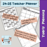 23-24 Teacher DATED Planner - SIMPLE - PDF - Digital or Printable