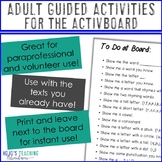 ActivBoard Prompts for Literacy Centers in the Early Child
