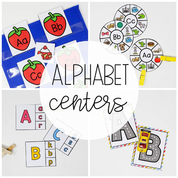 Preview of 23 Alphabet Centers