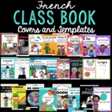 French Class Book Covers and Writing Templates (l'écriture)