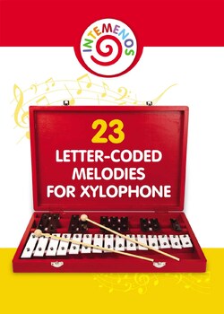 Preview of 23 Letter-Coded Melodies for Xylophone: Easy Play Songs - Xylophone Sheet Music