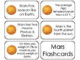 23 Mars Printable Solar System Facts Astronomy Flashcards.