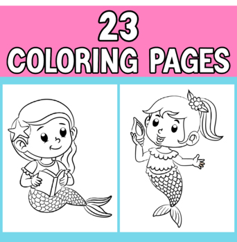 Coloring pages for girls, Mermaid coloring pages, Coloring pages