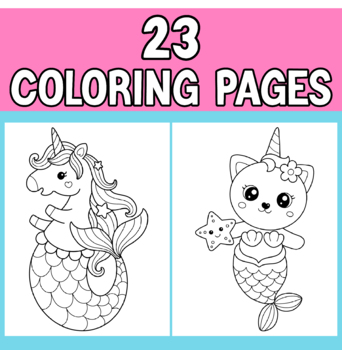 coloring pages of mermaid