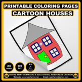 house coloring pages worksheets teaching resources tpt