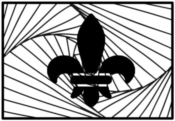 Preview of 23, Scout Silhouette Pop Art Coloring Pages, Silhouette Stain Glass Art