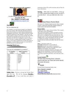 Preview of 2.3.2 Dear Juno  Reading Street 2nd Grade Newsletter Unit 3 Week 2