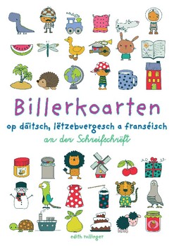Preview of 233 Billerkoarten mat de Wierder op däitsch, lëtzebuergesch a franséisch, Deel 1