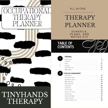 Preview of 24-25  Occupational Therapy Planner