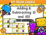 24 Addition and Subtraction from 10 and 100 Word Problems 