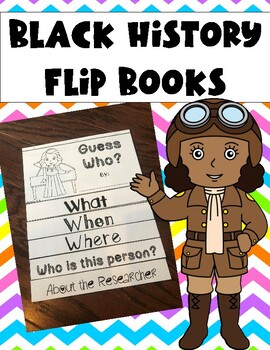 Preview of 24 Black History Flip Books