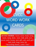 24 CVCC Word Work Cards