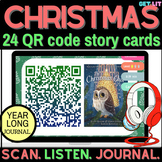 24 Christmas QR code story read-alouds for Listerning cent