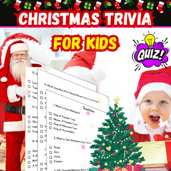 24 Christmas Trivia quiz For Kids To Enjoy This Holiday Season + coloring