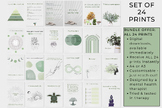 24 Counselling Signs, Pastoral Office Decor, Nature Prints.