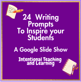 Preview of 24 Creative Writing Prompts to Inspire your Students