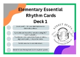 24 Essential Elementary Rhythms- Student Deck (Level 1)