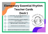 24 Essential Elementary Rhythms - Teacher Deck (Level 1)