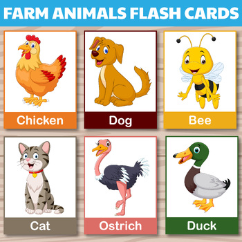 Farm Animals Sticker by Number Cards - 24 Pc.