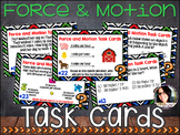24 Force and Motion Task Cards (Speed, Velocity, Acceleration, & Force)