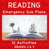Reading Sub Plans (3rd Grade & 4th Grade)
