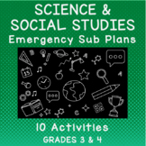 Science & Social Studies Sub Plans
