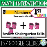 1st Grade Math Intervention Google Slides Interactive Acti
