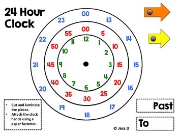 24 Hour Clock Converter Printable / Military Time (24 Hour Time) Conversion Chart - Online ... - There are two primary methods of showing the time.