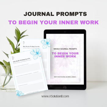 Preview of 24 Journal Prompts to Begin Inner Work