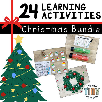 Preview of 24 Learning Activities for Christmas Advent