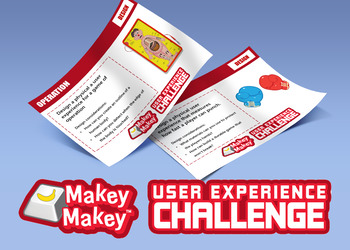 Preview of 24 Makey Makey & Scratch Challenge Cards with PowerPoint