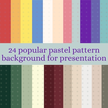 Preview of 24 Pastel pattern Dot background for presentation