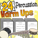 24 Percussion Up Exercises | Bb Eb F 2nds 3rds Chromatic A
