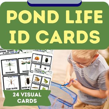 Preview of 24 Pond Life ID Cards