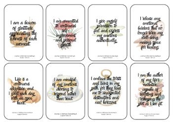 Preview of 24 Positive Affirmations Cards - Digital Download