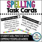 24 Spelling/Homophone Task Cards