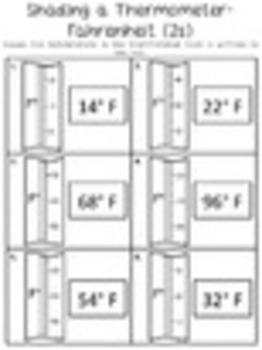 Download 24 Thermometer Assessments - Fahrenheit and Celsius by Melissa Mazur