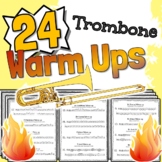 24 Trombone Warm Up Exercises | Bb Eb F 2nds 3rds Chromati
