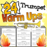 24 Trumpet Warm Up Exercises | Bb Eb F 2nds 3rds Chromatic