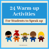 24 Warm-up Activities for Students to Speak up